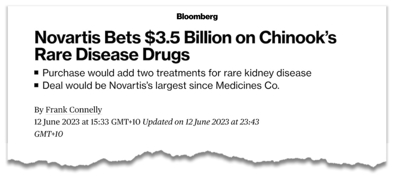 Novatris Chinook Drug News