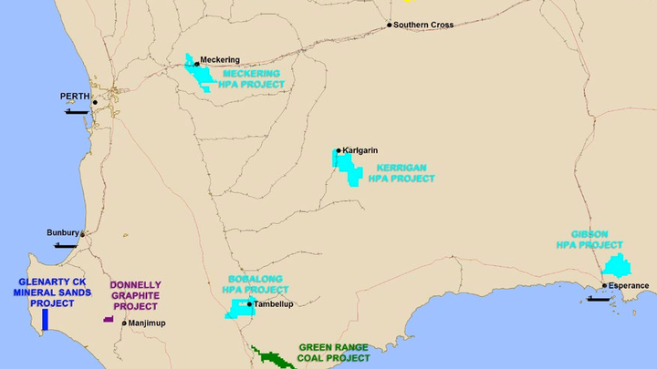 AMMG’s projects located in WA