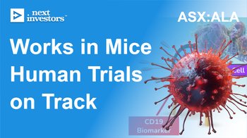 ALA’s cell targeting cancer treatment works in mice - human trials on track with manufacturing scale now achieved
