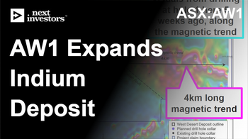 AW1 expands the USA’s biggest indium deposit - more assays due inside the next week