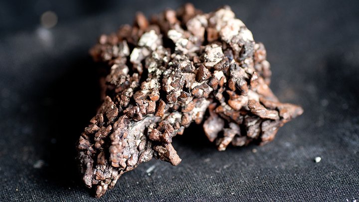 copper ore mineral sample