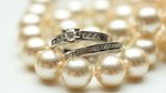 Rings pearl necklace diamond