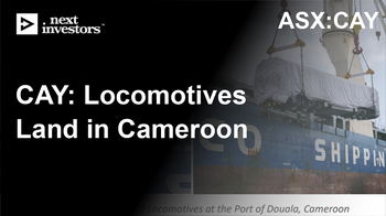 CAY - Locomotives arrive in country - first bauxite shipment now targeted for Q4 2026