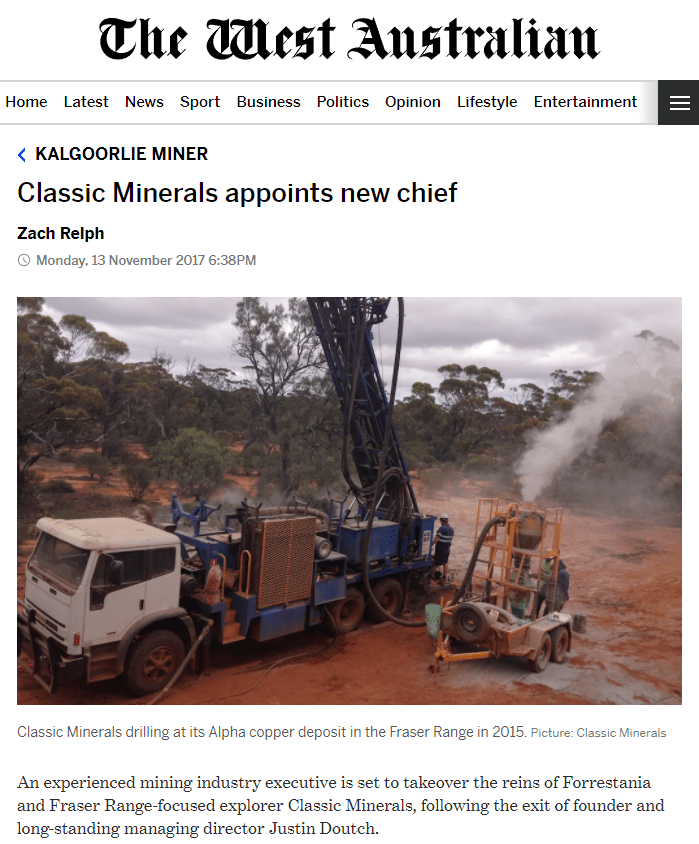 The west australian classic minerals