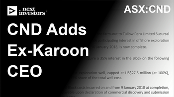 CND appoints former $1BN Karoon Energy CEO - Dr Julian Fowles as Non-Executive Director