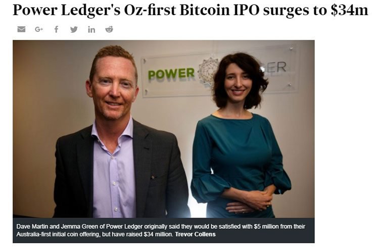 Power ledger bitcoin IPO
