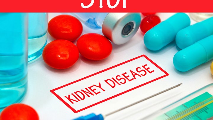 Stop kidney disease. Vaccine to treat disease. Syringe and vaccine with drugs.