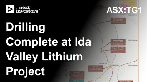 TG1 completes drilling at Ida Valley lithium project