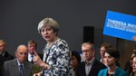 Theresa May on the campaign trail