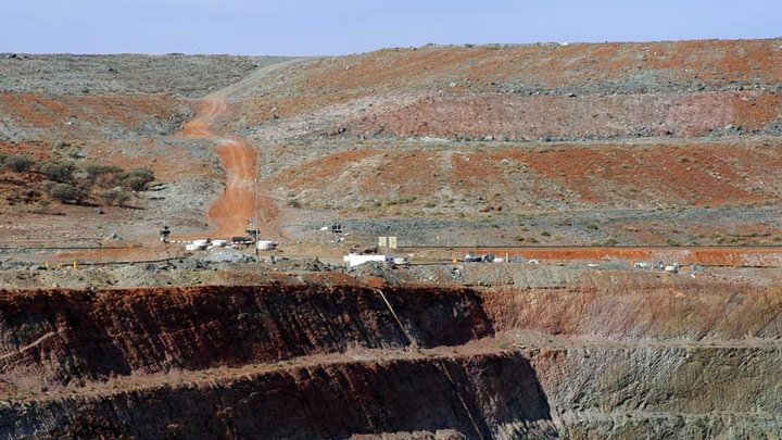 Goldmine of Leonora in the Australia Western
