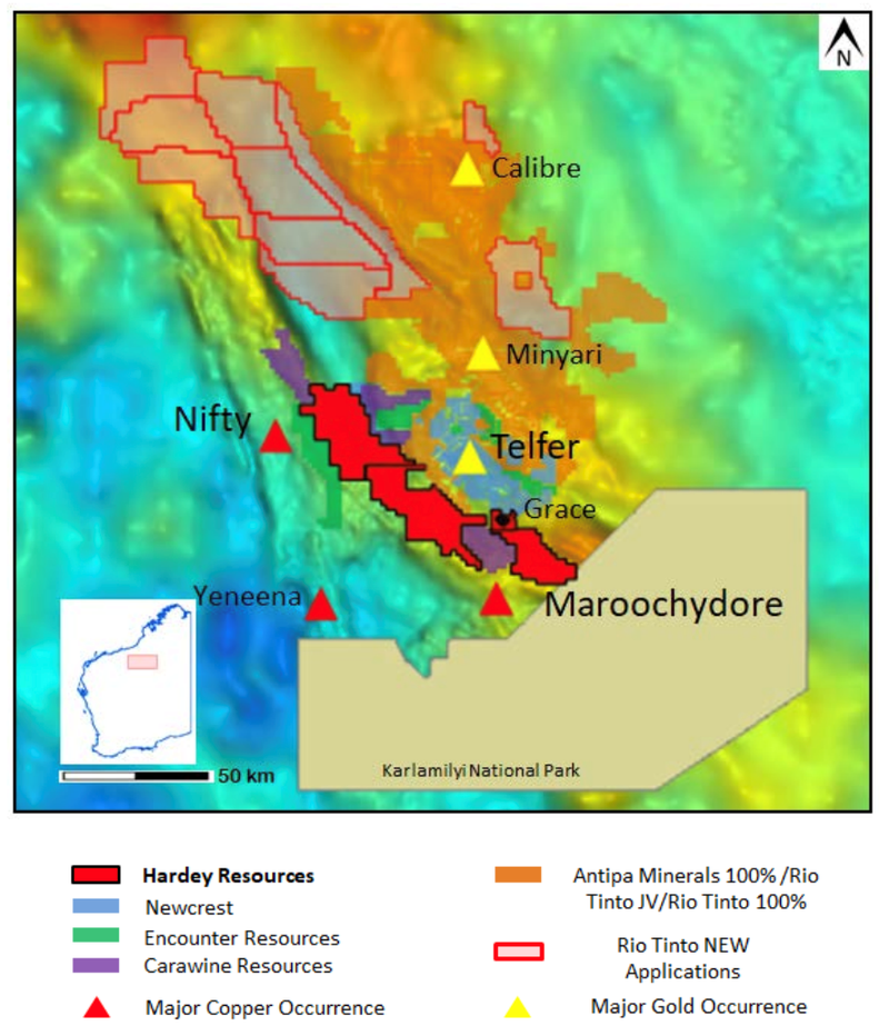 hardey resources western australia