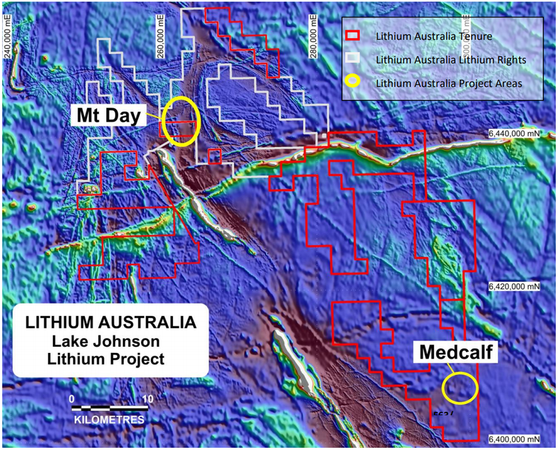 Lake johnson lithium project