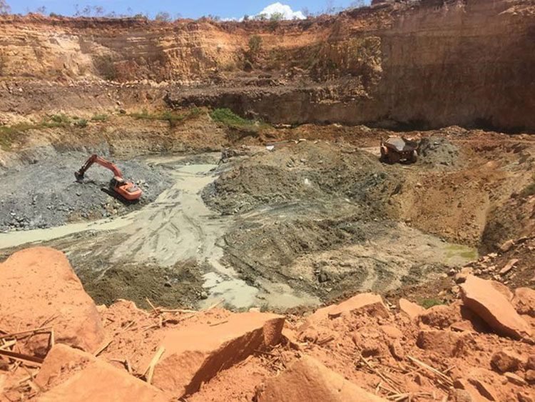 merlin kimberlite field site