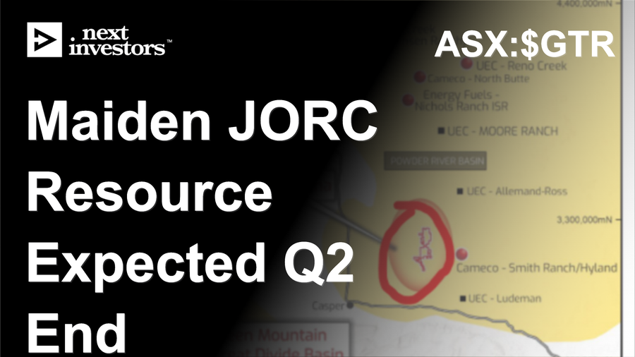 Jorc Resource GTR’s second US uranium JORC resource on track for end of Q2