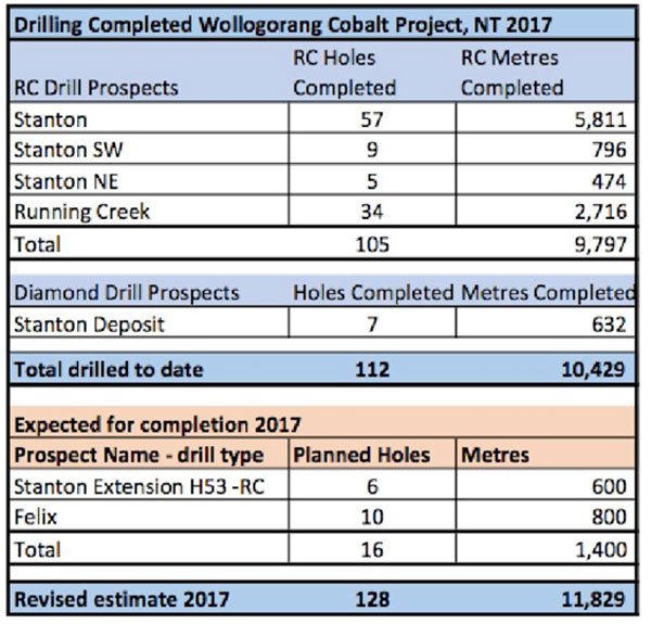 Northern cobalt drill results