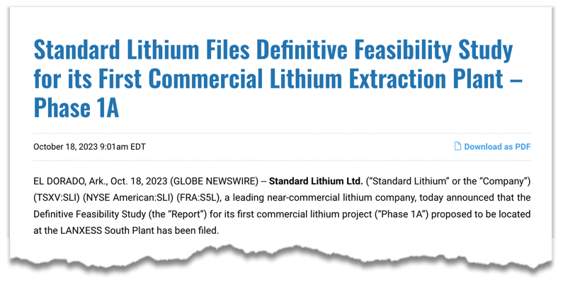 PFE-19-Standard Lithium Files