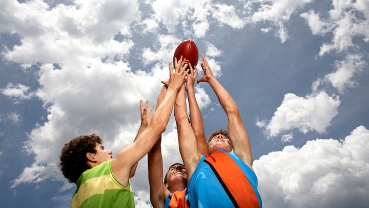 Players competing for Australian football