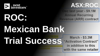 ROC's Mexican bank trial successful - rollout negotiations begin