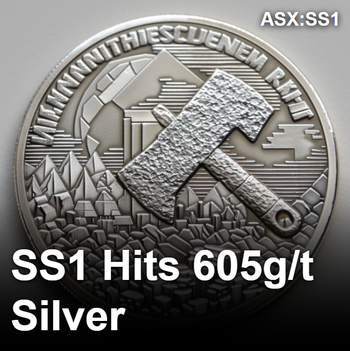 SS1 hits 605g/t silver outside of existing resource