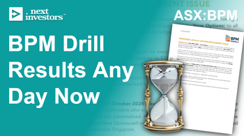 BPM drill results due any day now. Last day before loyalty option ex date.