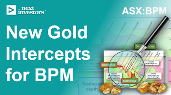 BPM announces new gold intercepts on BOTH sides of discovery hole - time to go deeper.