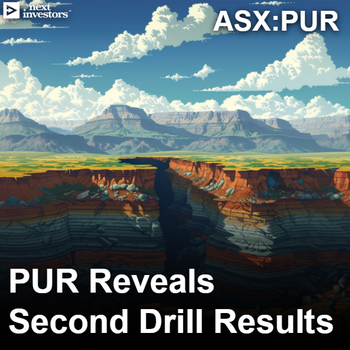 PUR published results for second drill hole over its lithium project.