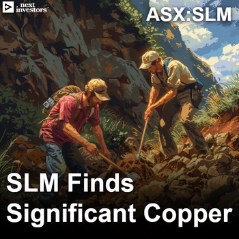 SLM encounters significant copper mineralisation