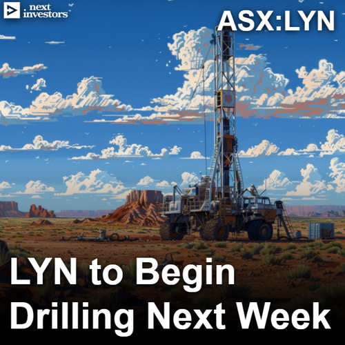 LYN's drilling starting in one week