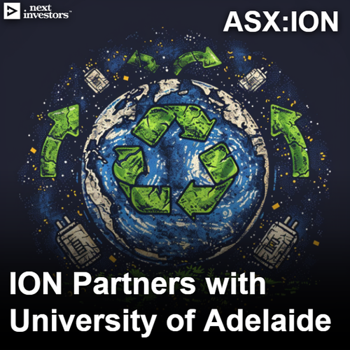 ION Partners with University of Adelaide in the ARC Battery Recycling Initiative