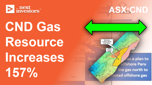 Microcap CND: 1 Trillion cubic feet of gas - now one of the largest undeveloped offshore gas discoveries on the west coast of South America