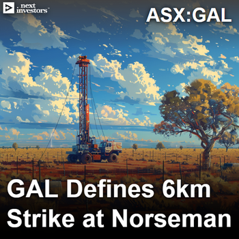 GAL - defines 6km of prospective strike at Norseman project in WA