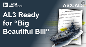 AL3: USA “Big Beautiful Bill” vote in a few days to unlock US $1BN in funding… for tech like AL3’s?