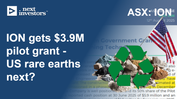 ION secures $3.9M grant to build metals recycling pilot plant - US rare earths next?