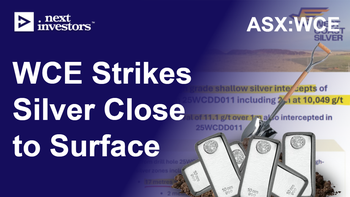WCE hits 2m at 10,049g/t silver