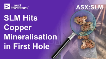 SLM: First hole, visual mineralisation from surface - more holes to come and assays in a few weeks
