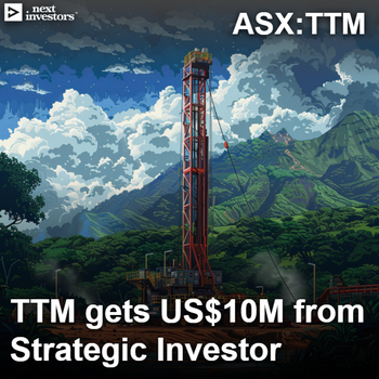 TTM receives US$10M cash from a strategic investor.