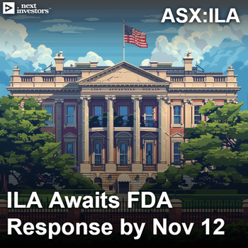 ILA expecting a response from the FDA by November 12th