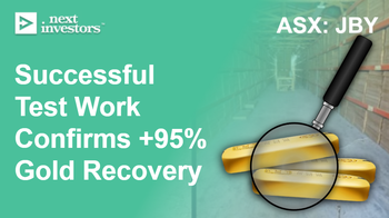 JBY: +95% gold recoveries from high grade “skarn” resource