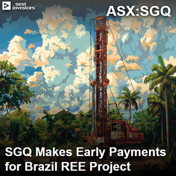 SGQ settles payments for its Brazilian rare earth project ahead of time