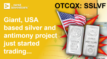 Giant silver and antimony project commences trading in the USA: (OTCQX: SSLVF)