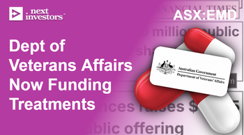 EMD: Psychedelics to treat mental health - yep, it’s happening. Dept of Veteran Affairs now paying for treatments.