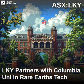 LKY partners with Columbia Uni for rare earths processing tech