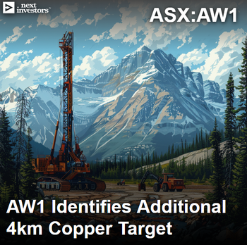 AW1 identifies additional 4km copper target in Canada