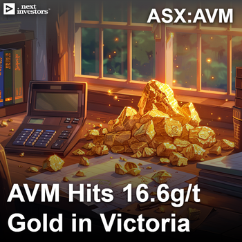 AVM releases assay result from core with visual gold