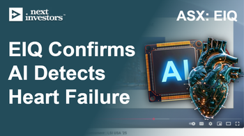 EIQ: Announces its AI tech can detect Heart Failure too - with 99.5% sensitivity and 91.0% specificity