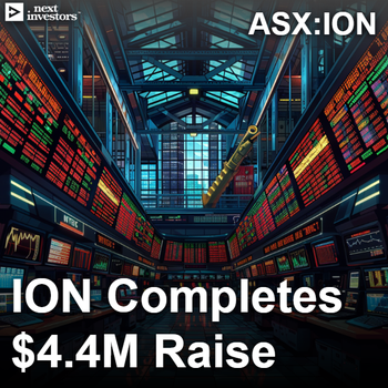 ION completes $4.4M capital raise