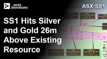 SS1 hits silver and gold 26m above its existing 480M ounce silver equivalent resource