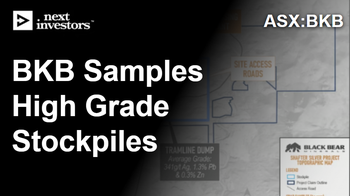 BKB samples high grade stockpiles around project area