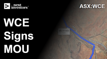 WCE signs MOU to look further into nearby processing opportunity