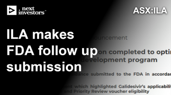 ILA completes follow up submission to FDA